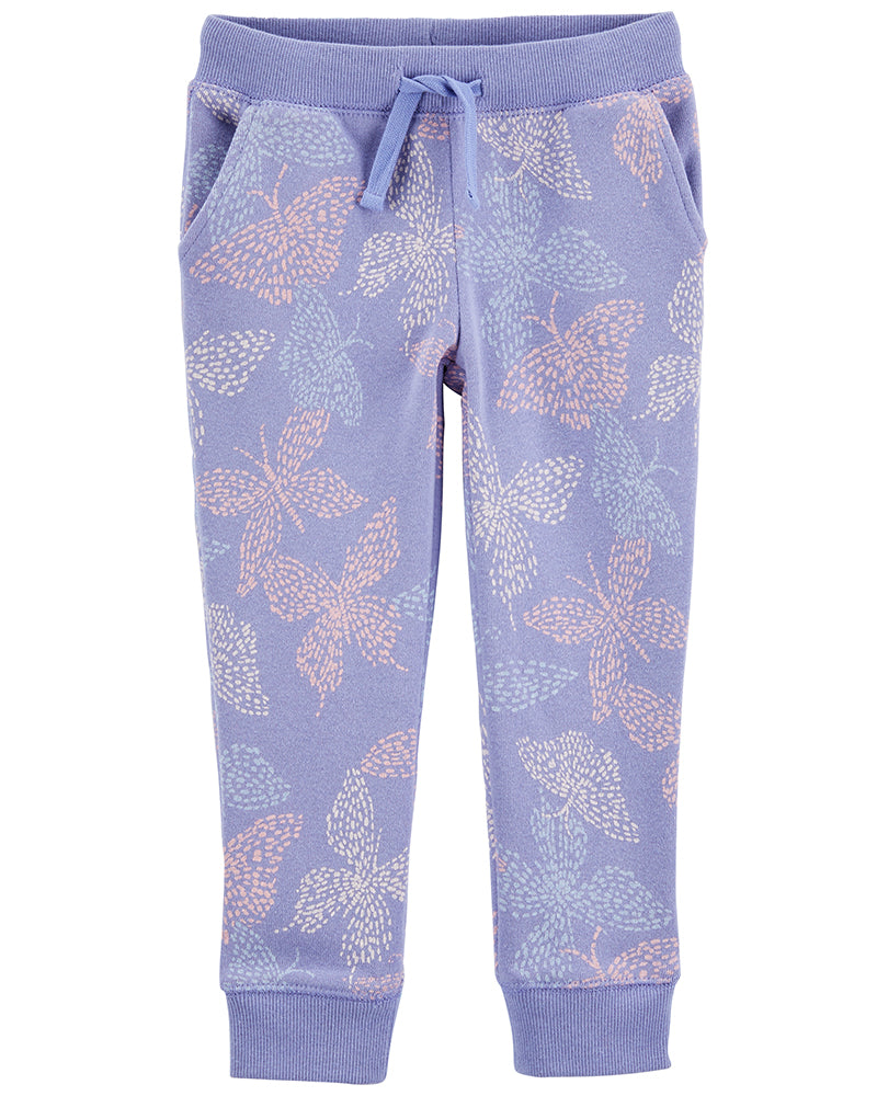 Pantalon en Polaire à Enfiler Papillon OshKosh - Violet