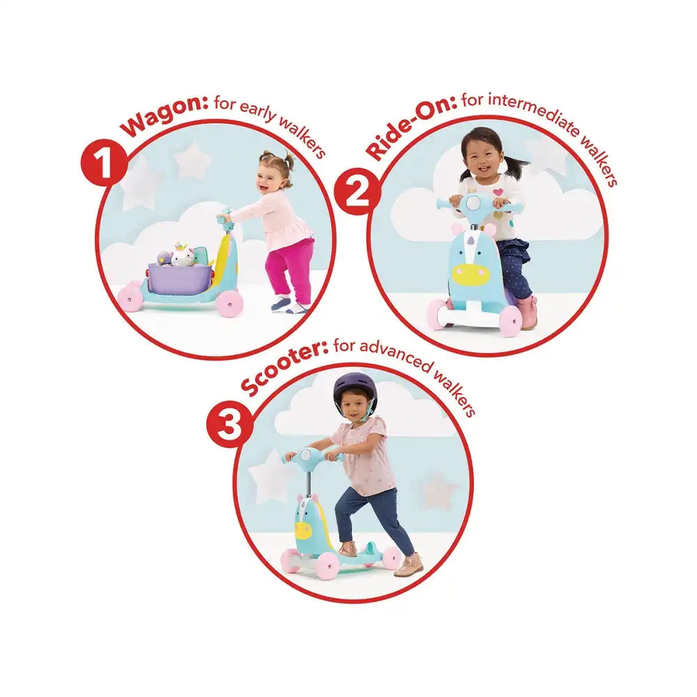 Skip Hop 3 en 1 Trottinette Zoo 1-4A - Hérisson