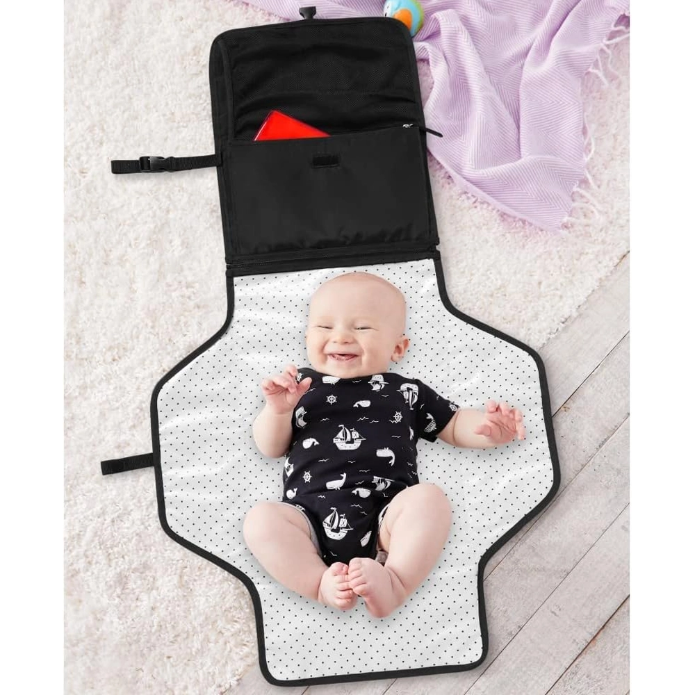 Skip Hop Tapis à Langer Portable Envi Luxe Pronto - Noir