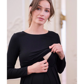 BébéYo Pull d’Allaitement Manches Longues - Noir