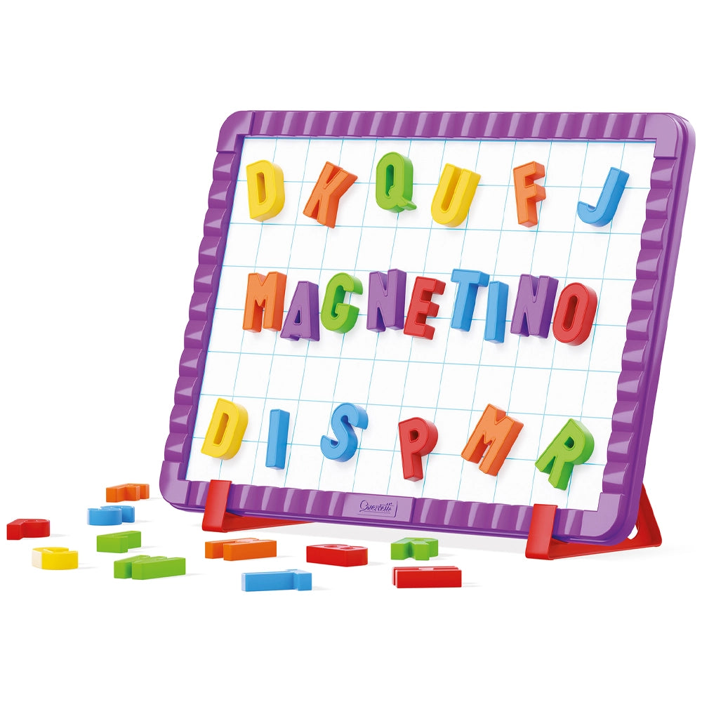 Quercetti Pizarra 48 Letras Magnéticas - 4A+