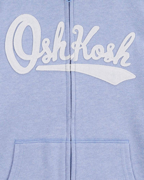 Sweat À Capuche Zippée À Logo OshKosh - Violet