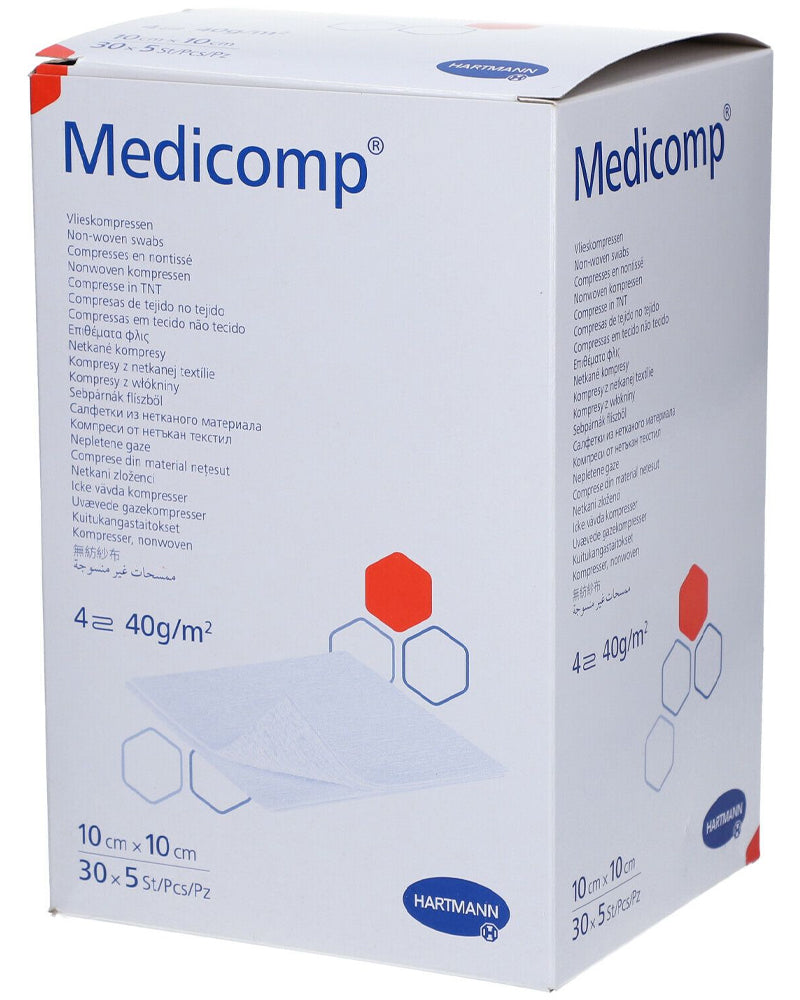 Hartmann Medicomp® 150 Sterile Non-woven Compresses 10x10cm