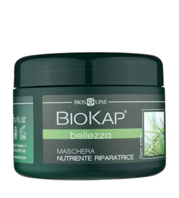 Biokap Masque nourrissant réparateur cheveux secs 200 ml – tube du masque capillaire