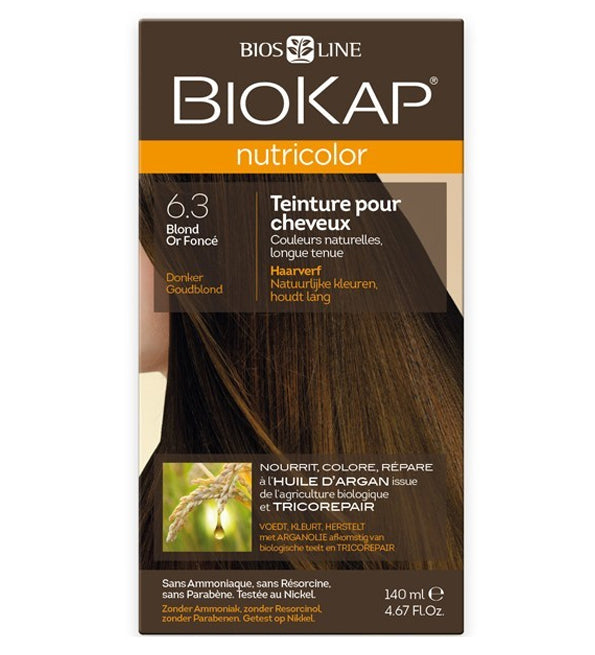 Biokap - Nutricolor 6.3 Rubio dorado oscuro