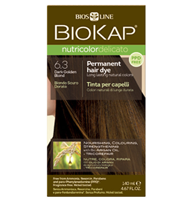 Biokap - Nutricolor Delicato 6.3 Rubio oscuro dorado