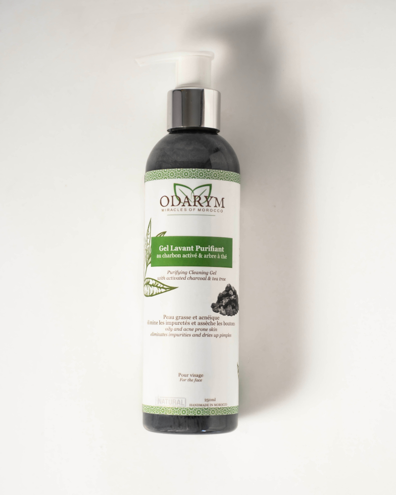 Odarym Gel lavant Purifiant au Charbon Activé & Arbre Thé