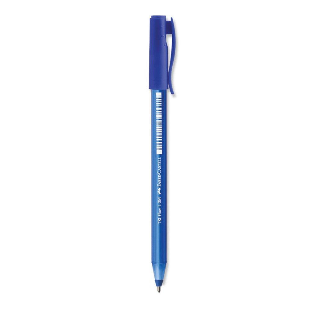 Faber-Castell Stylo à Bille Tri Flow 1mm - Bleu