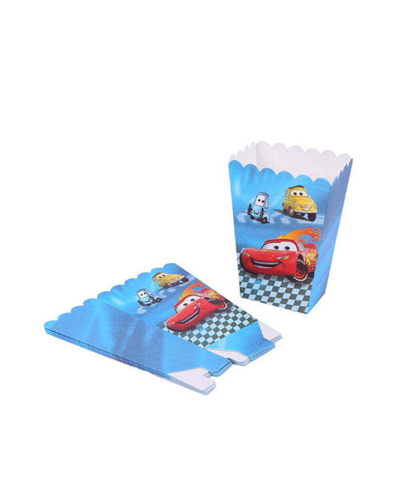 Boîtes à Popcorn 10 pièces en papier - Cars