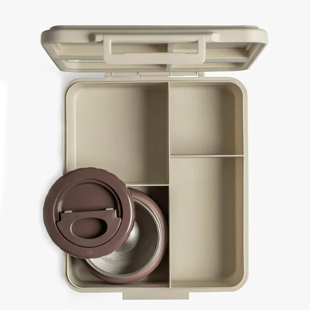 Large Lunchbox with Insulated Food Jar Citron - Vehicles