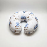 BébéYo Coussin d'Allaitement Nuage d’Ourson - Bleu