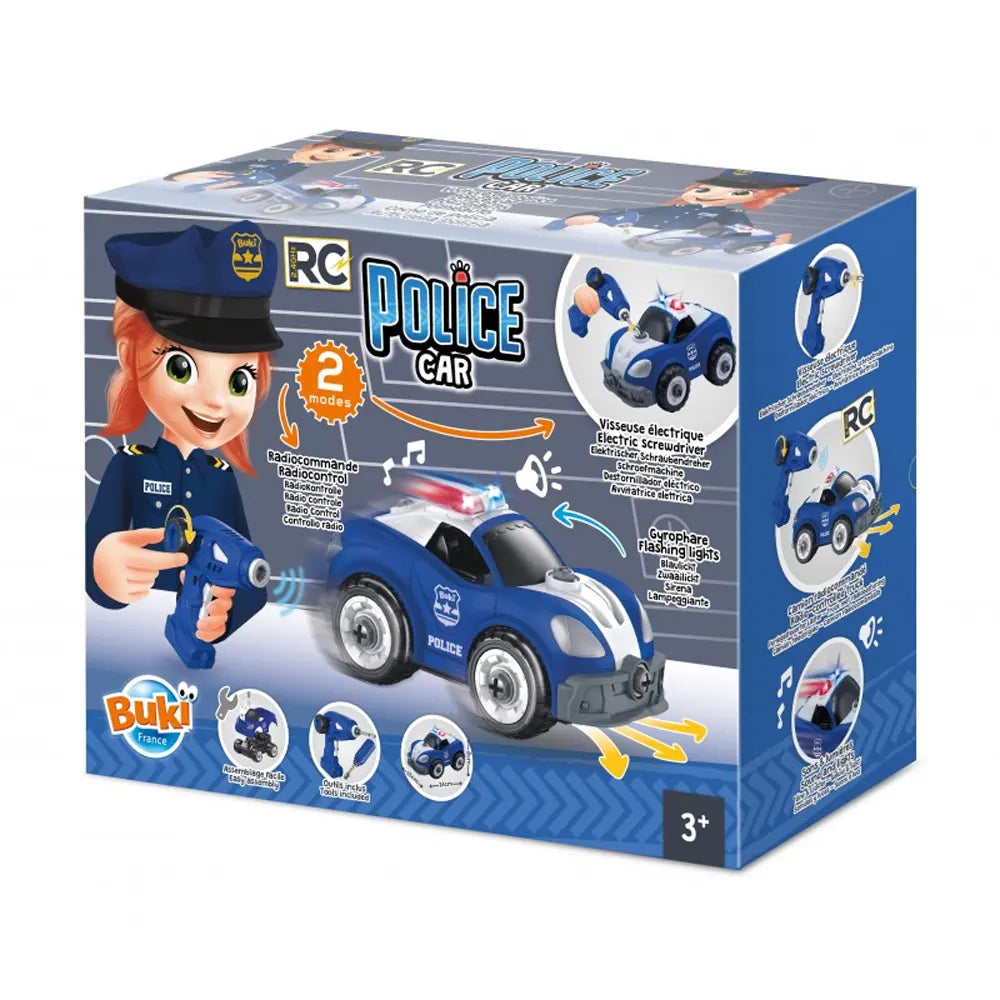 Voiture de police Buki RC – 3A+