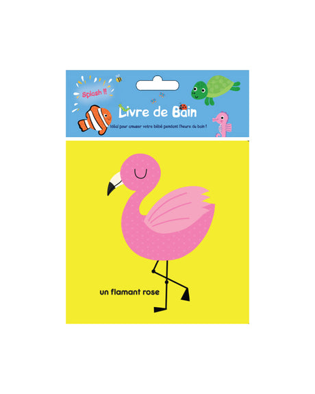 Plume Univers Livre De Bain - Flamant Rose