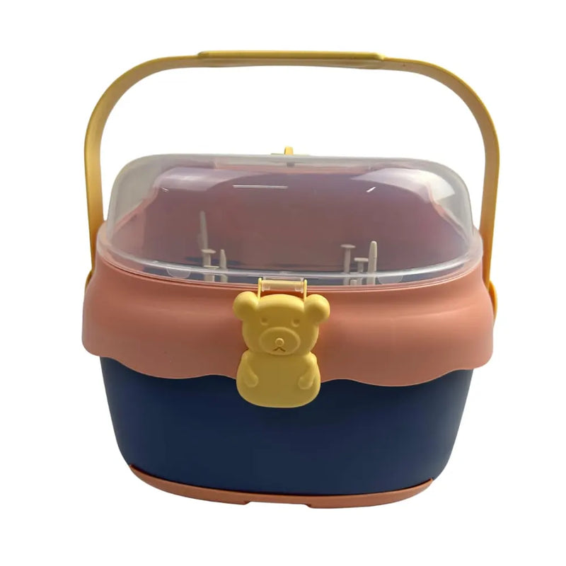 Portable Storage Box for Baby Accessories – Bear Pattern