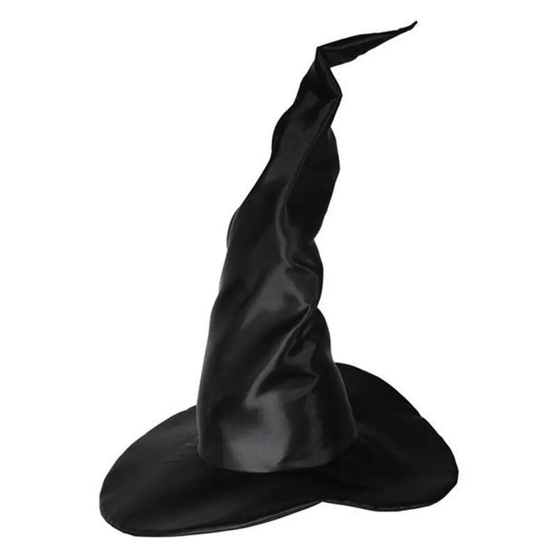 Sombrero de bruja de satén maleable