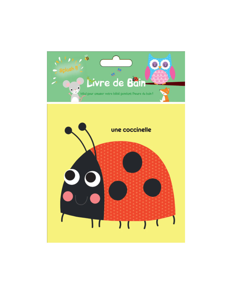 Plume Univers Livre De Bain - Coccinelle