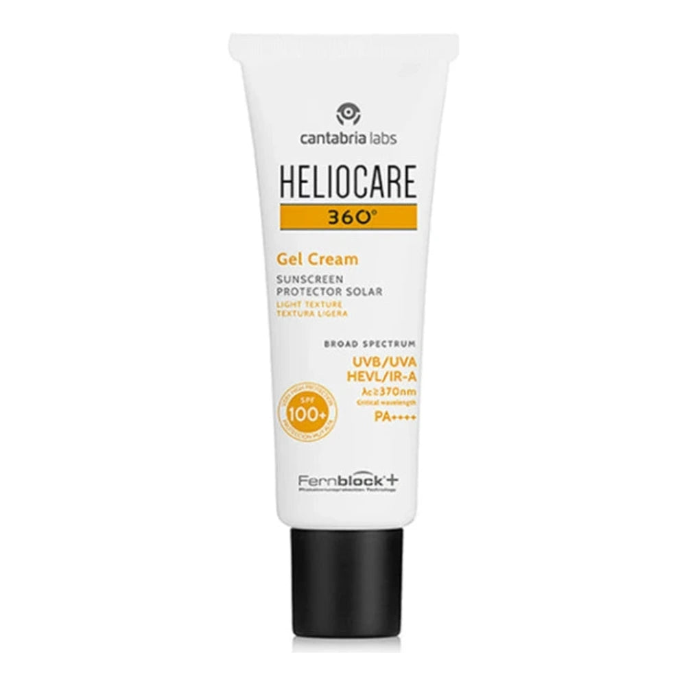 Heliocare 360º Gel Cream SPF 100+ 50 ml – tube, vue de face
