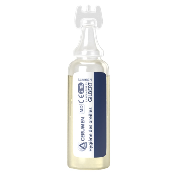 Boîte Acerumen solution pour oreilles, 10 unidoses de 2 ml