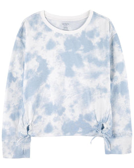Haut En Coton Tie-Dye Carter's - Bleu & Blanc