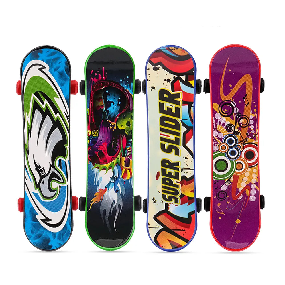 Lote de 4 Mini Skateboards