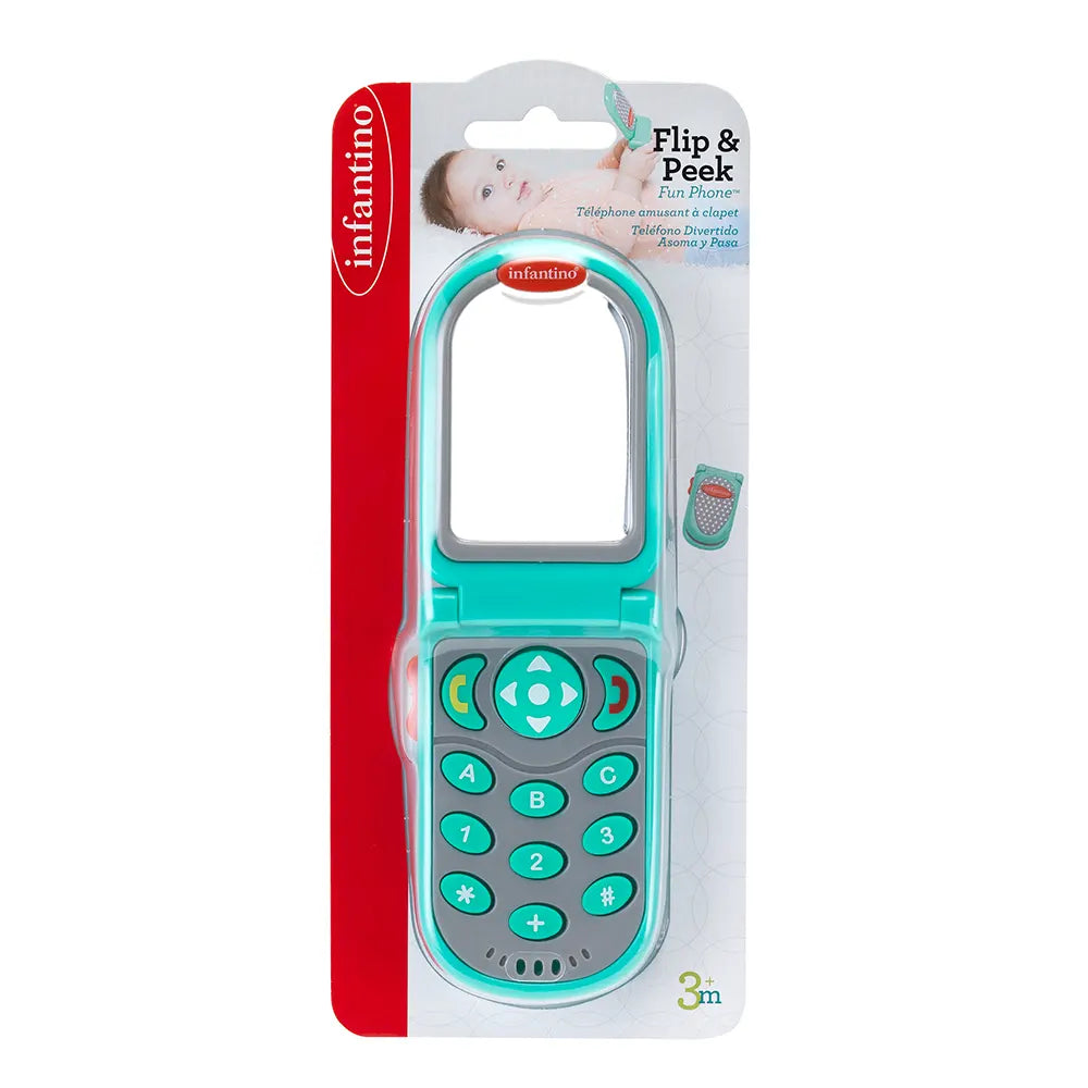Infantino Fun Clamshell Phone 3M+