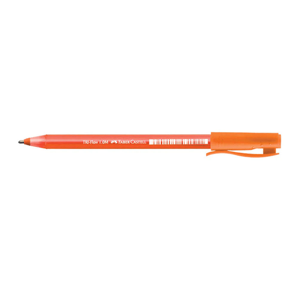 Faber-Castell Tri Flow Ballpoint Pen - Orange