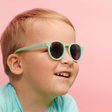 Babiators Lunettes de Soleil Keyhole polarisées 3-5 Ans - Seafoam Blue