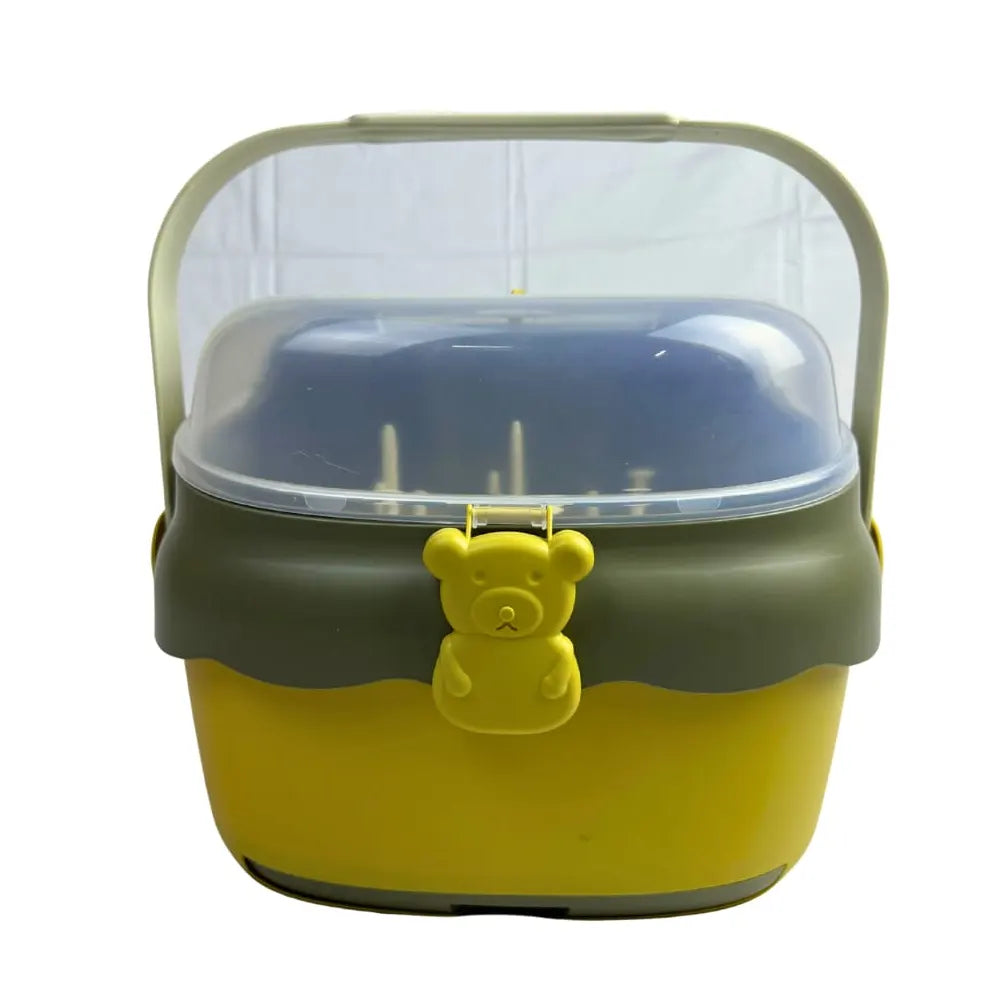 Boîte de Stérilisation Portable pour Accessoires de Bébé – Motif Ours