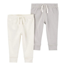 Lot de 2 Joggings à Enfiler Carter's - Gris & Ivoire