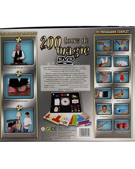 Coffret 200 Tours de Magie + DVD 3 heures 3ans+ - Ferriot Cric