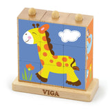 Viga Toys Puzzle Cube Empilable Jungle 2A+