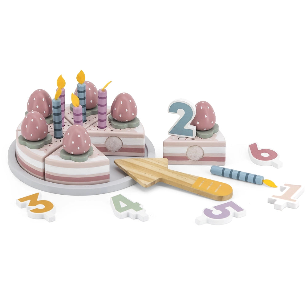 Viga Toys PolarB Gâteau d'Anniversaire en Bois 18M+