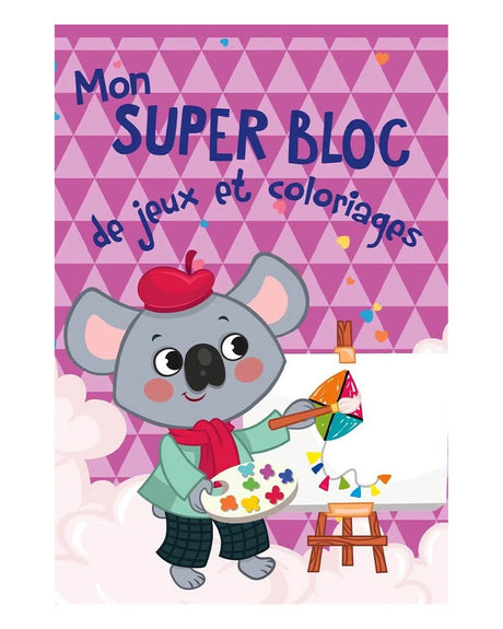 Cuberdon Mon Super Bloc de jeux - Koala Violet