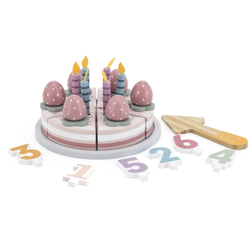 Viga Toys PolarB Gâteau d'Anniversaire en Bois 18M+