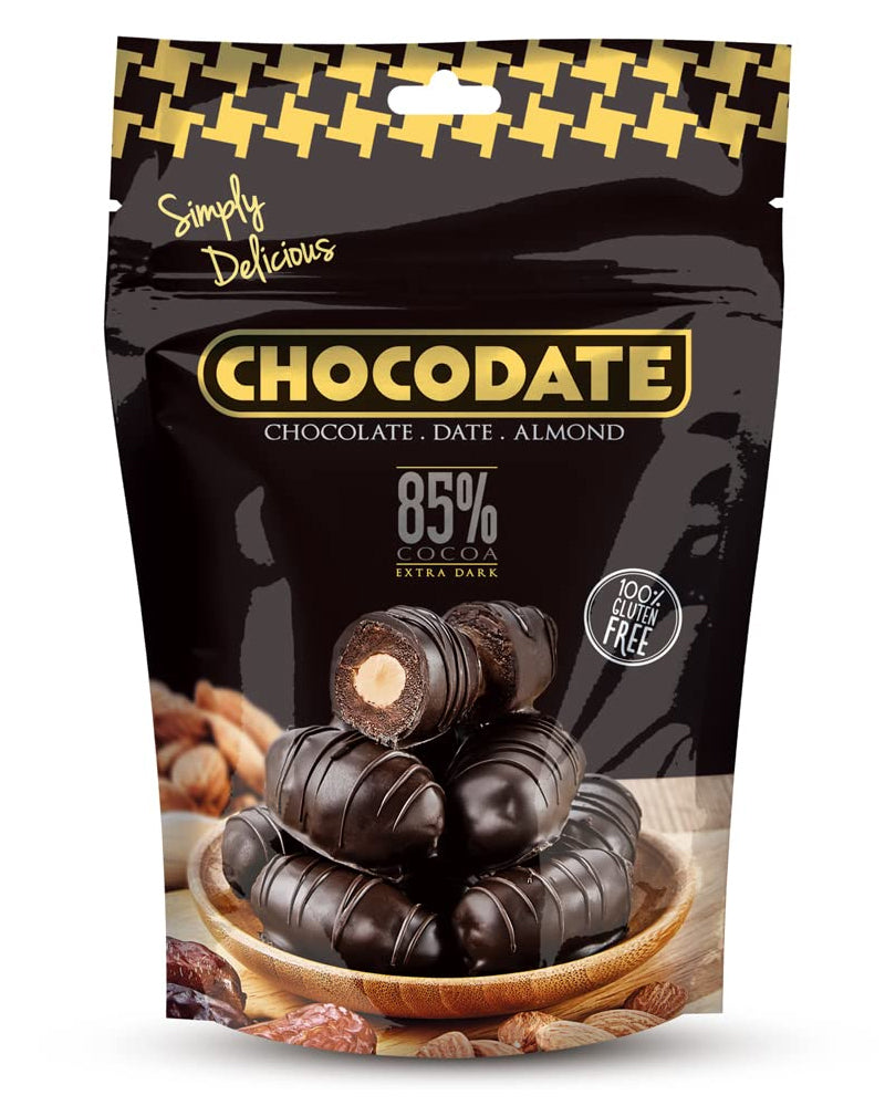 Chocodate Pouch Extra Dark 250g