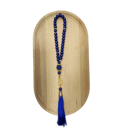 Petit Chapelet Musulman Tasbih Perles - Bleu