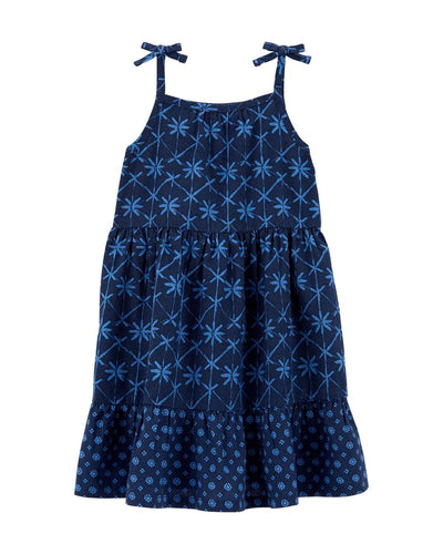 Robe D'été À Plusieurs Niveaux Carter's - Bleu