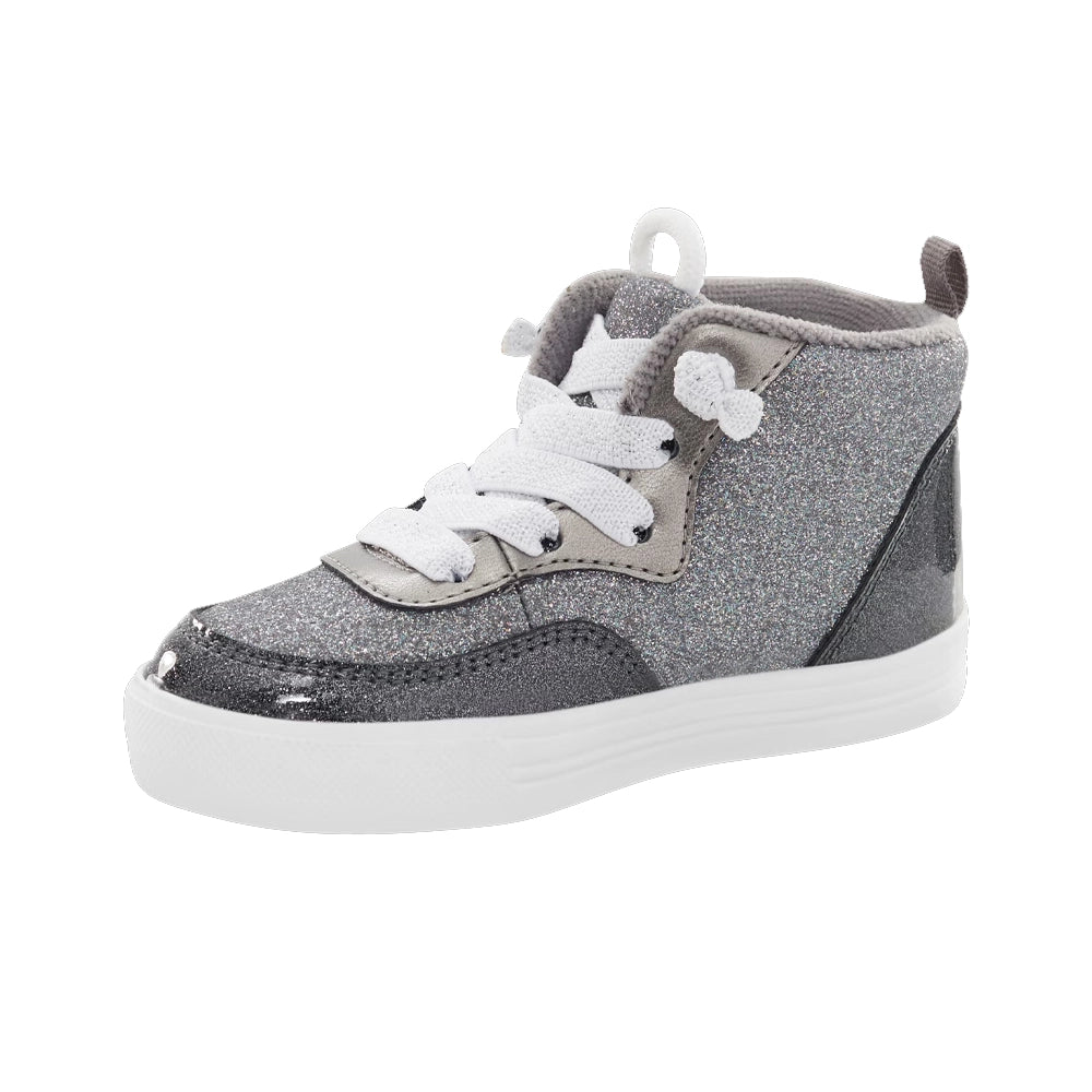 Baskets Montantes OshKosh Shoes - Silver Paillette