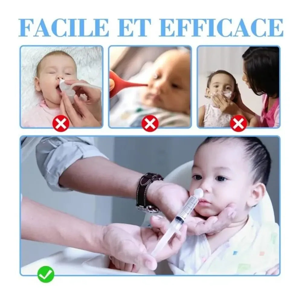 Seringue Nasale Pour Bébé 2 Pièces - 10ml