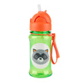 Skip Hop Zoo Straw Water Bottle 355ml - Raccoon