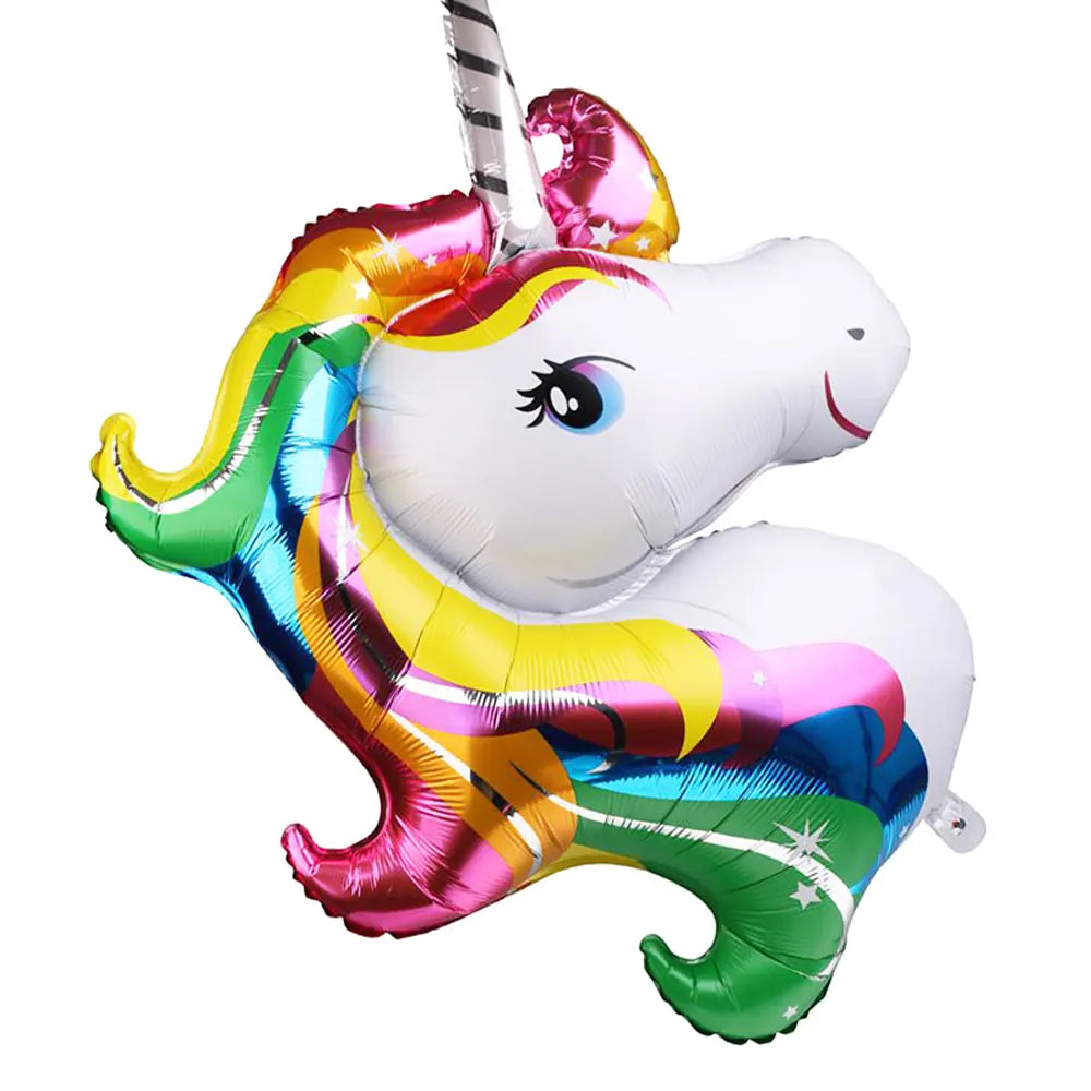 Large Unicorn Head Foil Balloon