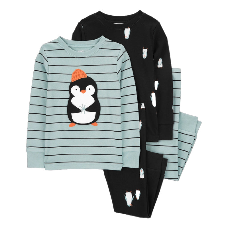 Carter's 4-Piece Cotton Pajamas - Penguin