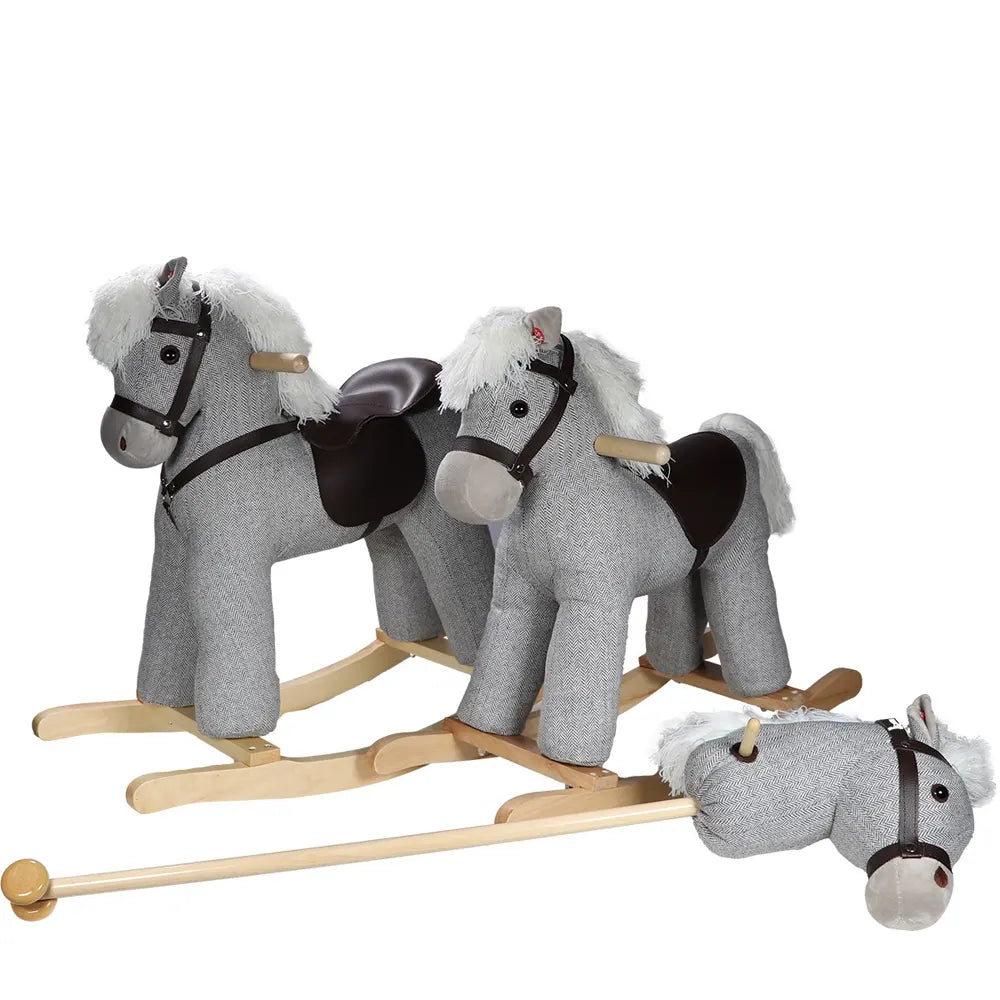 Tryco Stick Horse 3Y+ - Gray