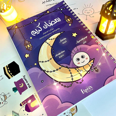 Ramadan Planner Journal pour Enfants - Violet