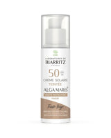 Biarritz Crème Solaire SPF50 Teintée Beige Certifiée Bio - 50ml