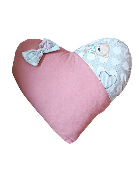 Baby Bulle Coussin Cœur- Rose