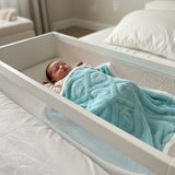 Babymat Couverture d'Hiver 100x100 cm - Cœur Turquoise