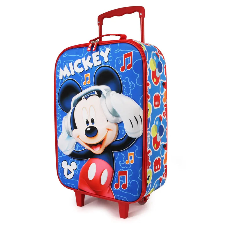 Kids' Soft 3D Travel Suitcase - Mickey
