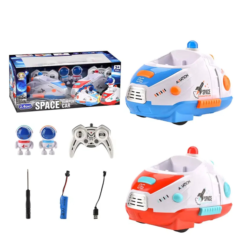 RC Bumper Cars Game – Set of 2 Remote Control Cars - 3Y+