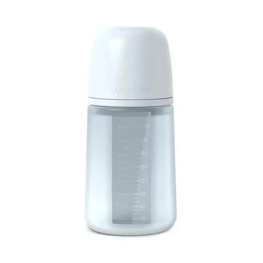 Suavinex Biberon en Silicone Débit Moyen 240ml - Bleu